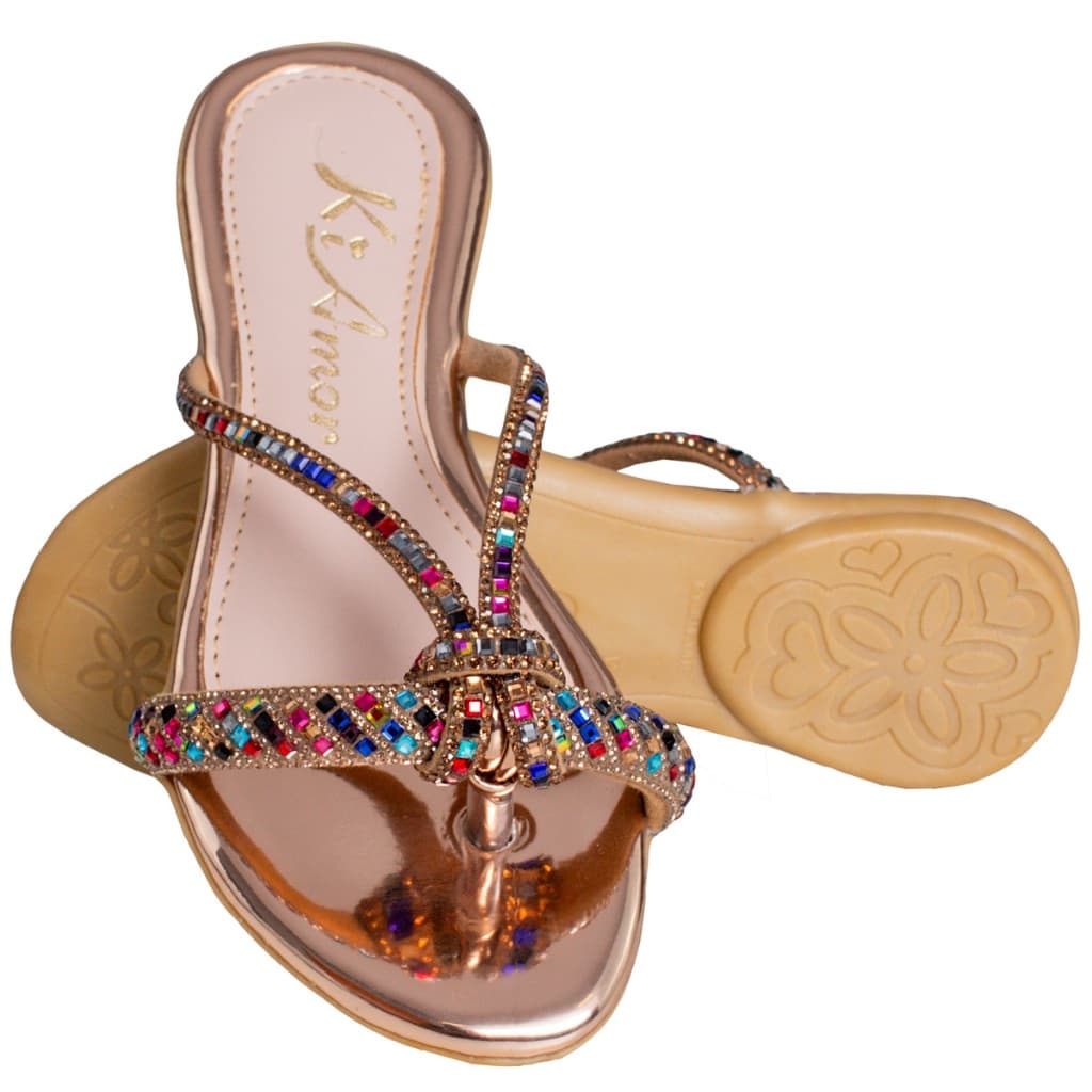 Rasteirinha Infantil Menina Chinelo Sandália Strass Brilho Lançamento Promoção Moda Delicada