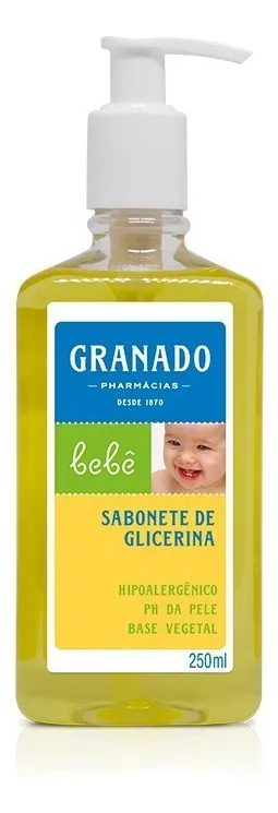 Sabonete líquido de glicerina tradicional Granado Bebê - 250mL