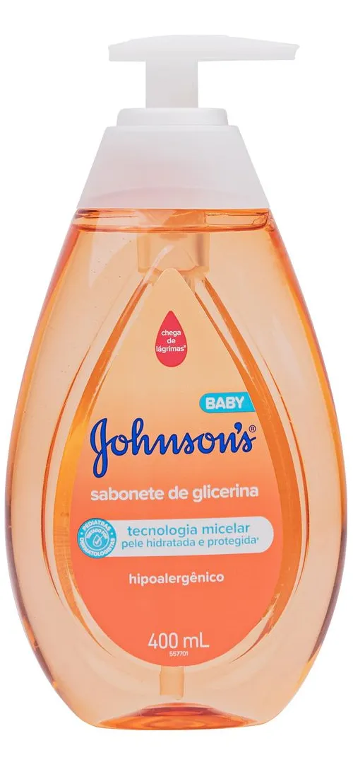 Sabonete Líquido Glicerina Da Cabeça Aos Pés Johnson's Baby 400ml