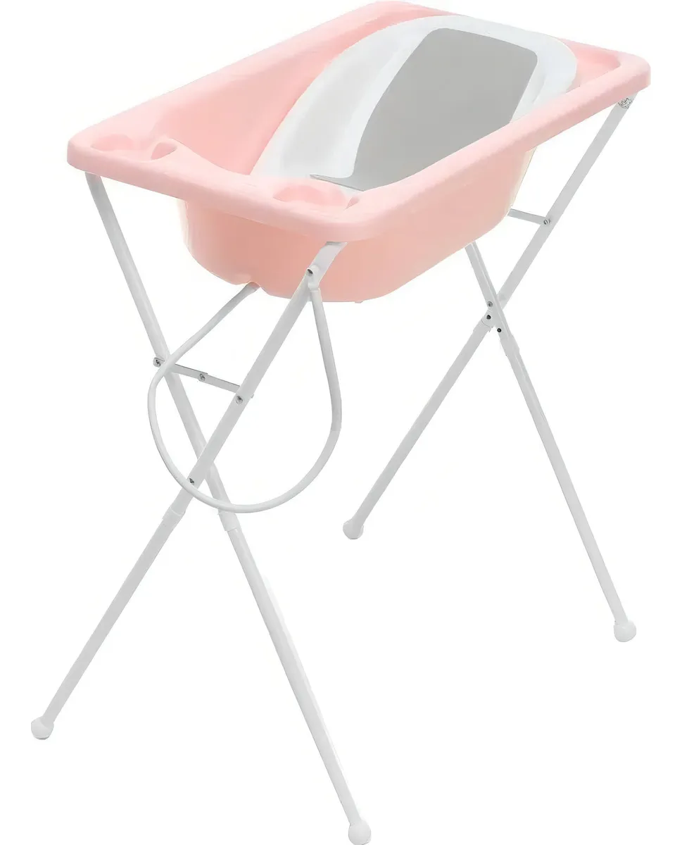 Banheira Plástica Para Bebê Galzerano Acqua Trio Rosa