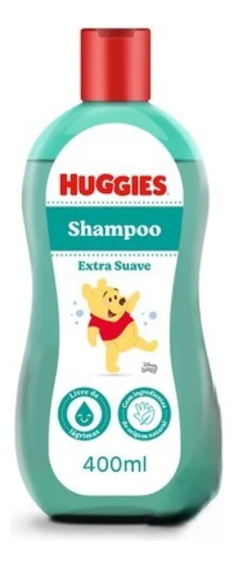 Huggies Shampoo Extra Suave Hipoalergênico 400 ml